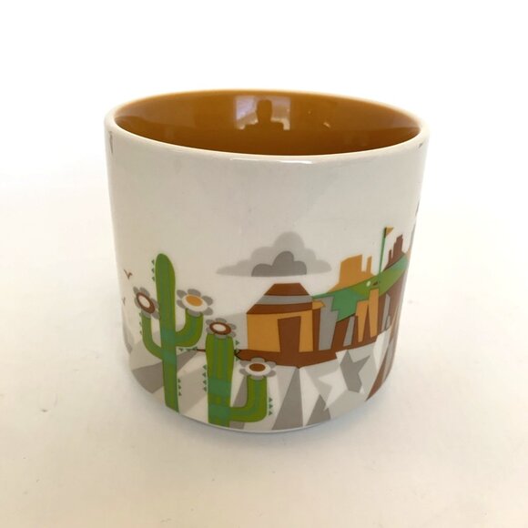Starbucks You Are Here Collection Coffee Mug Arizona 14oz Cactus Desert Tea 2015 - Picture 3 of 10